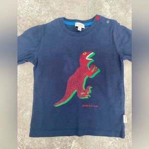 Paul Smith long sleeve dinosaur shirt baby 18m
